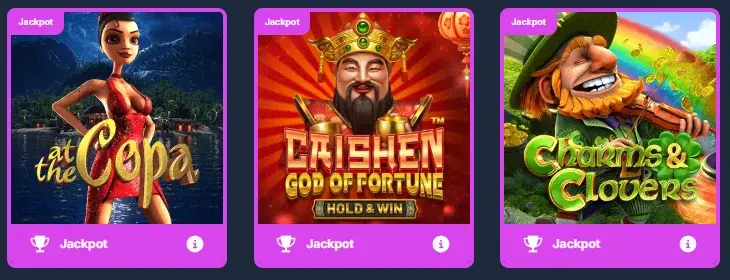 LuckyTwice Casino Games with Jackpots